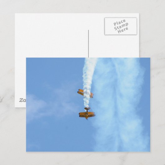 Aerobic Biplanes Postkarte (Vorne/Hinten)