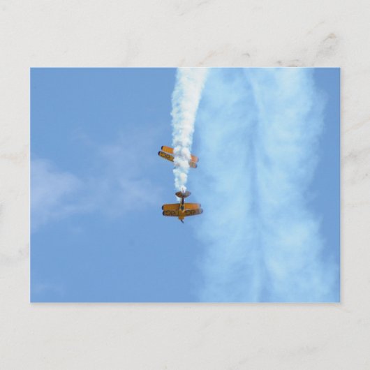 Aerobic Biplanes Postkarte (Vorderseite)