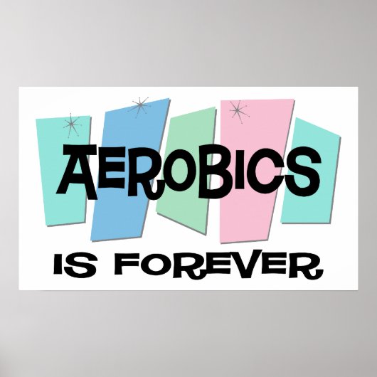 Aerobic ist für immer poster (Vorne)