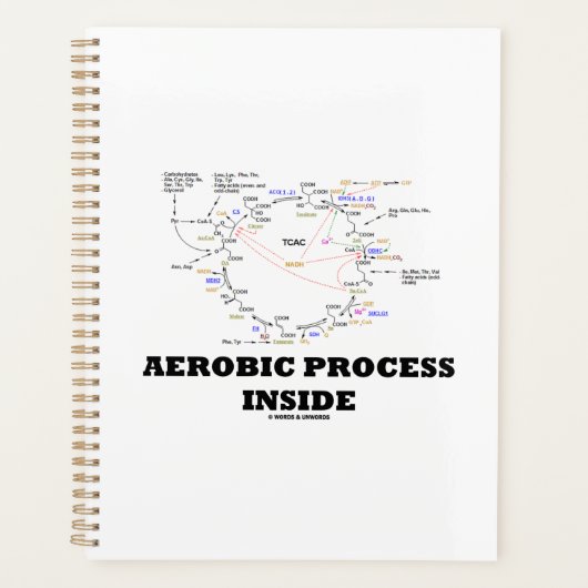 Aerobic Process Inside Krebs Cycle Geek Spaß Planer (Vorderseite)