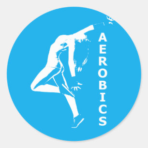 Aerobic Runder Aufkleber