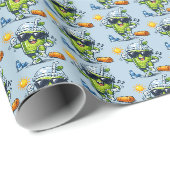Aerobic-Smoothie Geschenkpapier (Rolleneckpunkt)