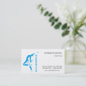 Aerobic Visitenkarte (Stehend Vorderseite)