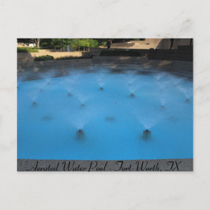 Aerobic Water Pool - Fort Worth Water Garden # 1 Postkarte
