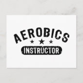 Aerobics Instructor Postkarte (Vorderseite)