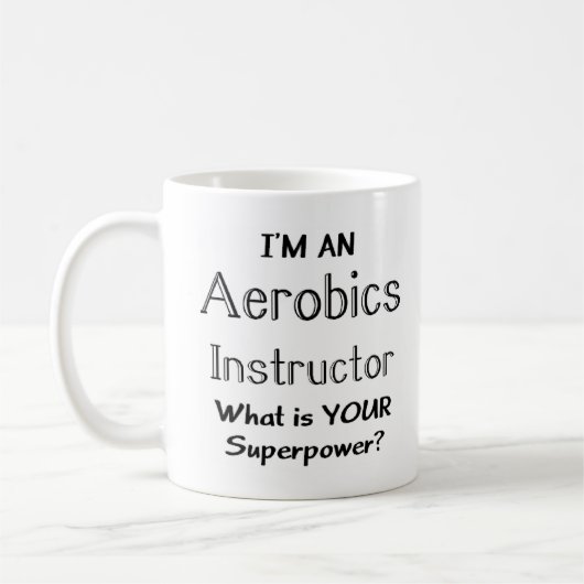 Aerobiklehrer Kaffeetasse (Links)