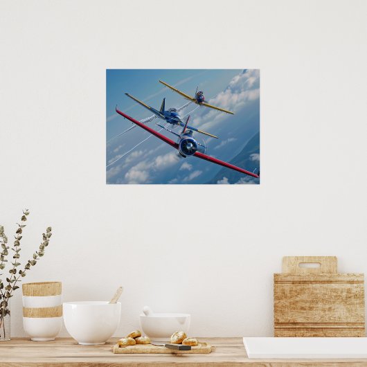 Aerobile Flugzeug Poster (Küche)