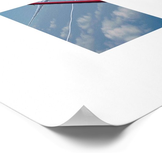 Aerobile Flugzeug Poster (Ecke)