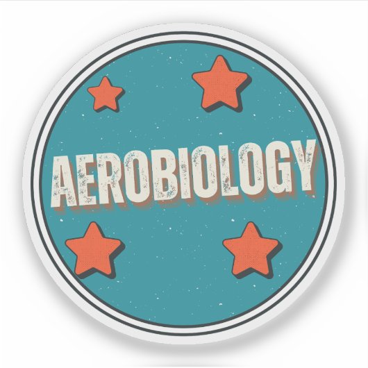 Aerobiologie Aufkleber (Vorderseite)