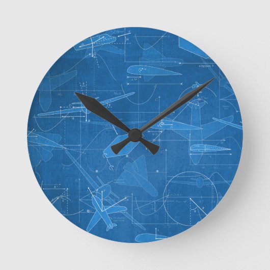 Aerodynamik Runde Wanduhr (Vorderseite)