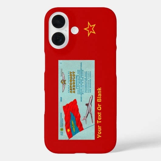 Aeroflot-Passagier-Ticket Case-Mate iPhone-Hülle iPhone Hülle (Rückseite)