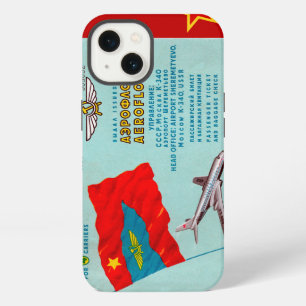 Aeroflot-Personenflugticket iPhone Hülle