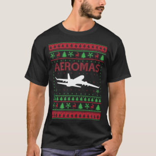 Aeromas hässliche Weihnachtsstrickjacke T-Shirt