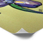 Aeronautical Iris Modernes Kunstgewerbe Print Post Poster (Ecke)