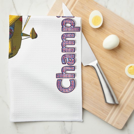 Aeronca Champion Geschirrtuch (Viertel Falte)