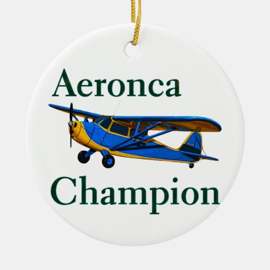 Aeronca Champion Keramikornament (Vorne)