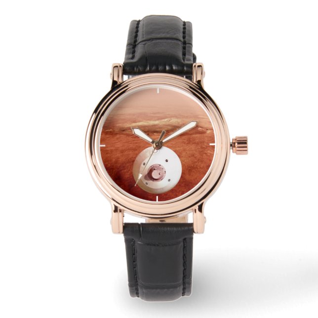 Aeroshell mit Dauerabstieg in die Mars Armbanduhr (Vorderseite)