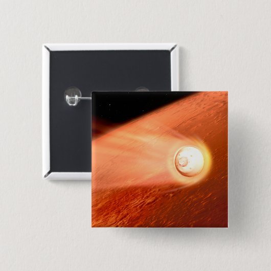 Aeroshell mit Dauerabstieg in die Mars Button (Vorne & Hinten)