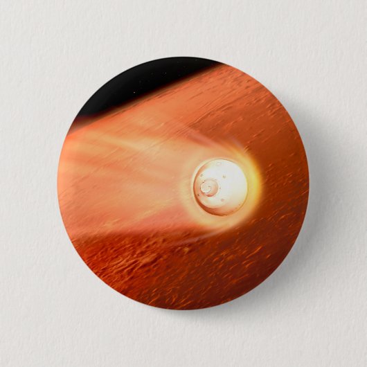 Aeroshell mit Dauerabstieg in die Mars Button (Vorderseite)