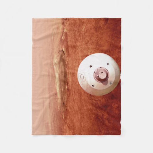 Aeroshell mit Dauerabstieg in die Mars Fleecedecke (Vorderseite)