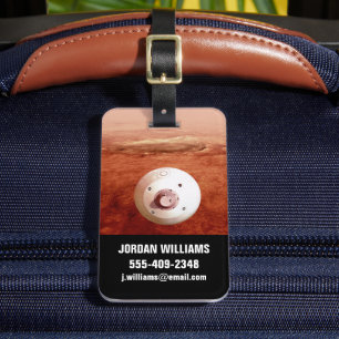 Aeroshell mit Dauerabstieg in die Mars Gepäckanhänger