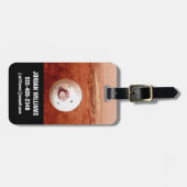 Aeroshell mit Dauerabstieg in die Mars Gepäckanhänger (Vorderseite horizontal)