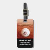 Aeroshell mit Dauerabstieg in die Mars Gepäckanhänger (Vorderseite vertikal)