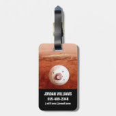 Aeroshell mit Dauerabstieg in die Mars Gepäckanhänger (Rückseite vertikal)