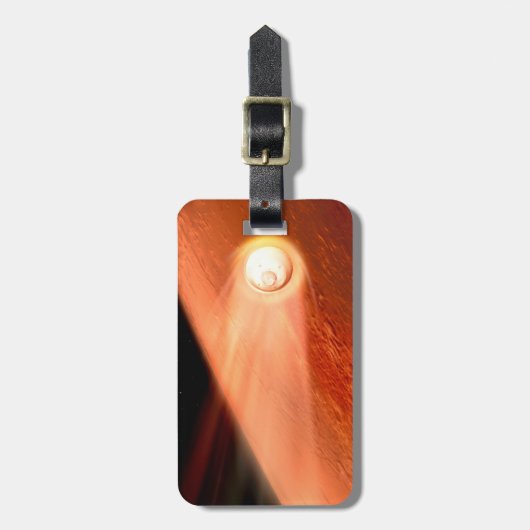 Aeroshell mit Dauerabstieg in die Mars Gepäckanhänger (Vorderseite vertikal)