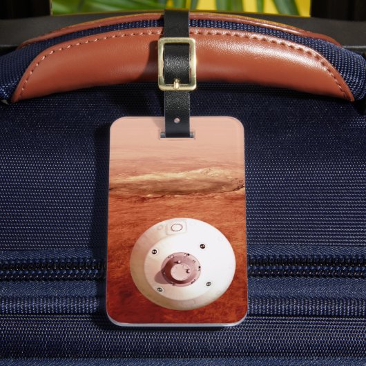 Aeroshell mit Dauerabstieg in die Mars Gepäckanhänger (Vorderseite Insitu 2)