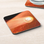 Aeroshell mit Dauerabstieg in die Mars Getränkeuntersetzer (Linke Seite)