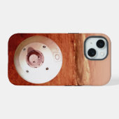 Aeroshell mit Dauerabstieg in die Mars iPhone 15 Hülle (Rückseite (Horizontal))