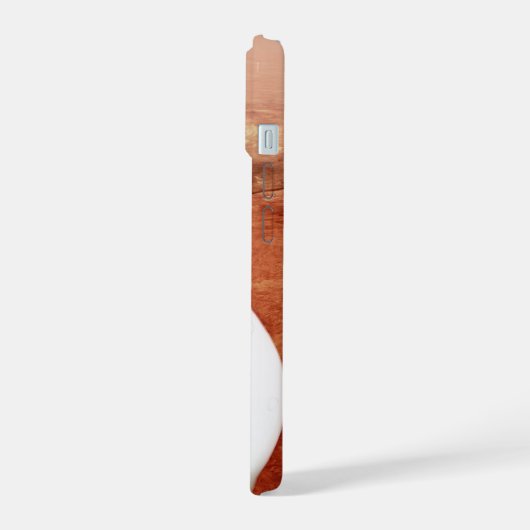 Aeroshell mit Dauerabstieg in die Mars iPhone 15 Hülle (Linke Seite)