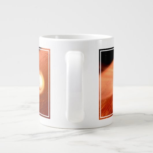 Aeroshell mit Dauerabstieg in die Mars Jumbo-Tasse (Rückseite)