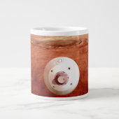 Aeroshell mit Dauerabstieg in die Mars Jumbo-Tasse (Vorderseite)