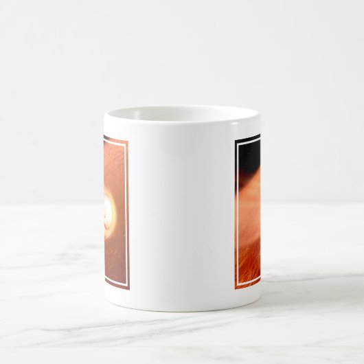 Aeroshell mit Dauerabstieg in die Mars Kaffeetasse (Mittel)