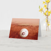 Aeroshell mit Dauerabstieg in die Mars Karte (Gelbe Blume)