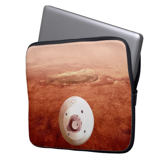 Aeroshell mit Dauerabstieg in die Mars Laptopschutzhülle (Vorderseite Links)