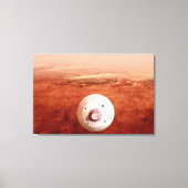 Aeroshell mit Dauerabstieg in die Mars Leinwanddruck (Vorderseite)