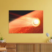 Aeroshell mit Dauerabstieg in die Mars Leinwanddruck (Insitu (Wohnzimmer))