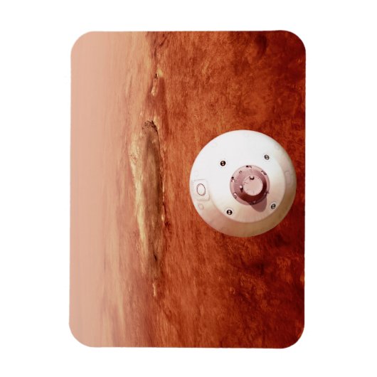 Aeroshell mit Dauerabstieg in die Mars Magnet (Vertikal)