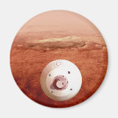 Aeroshell mit Dauerabstieg in die Mars Magnet (Vorne)