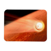 Aeroshell mit Dauerabstieg in die Mars Magnet (Horizontal)