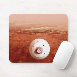 Aeroshell mit Dauerabstieg in die Mars Mousepad