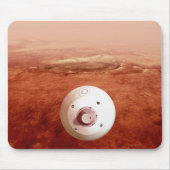 Aeroshell mit Dauerabstieg in die Mars Mousepad (Vorne)