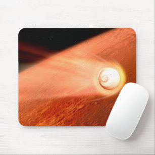 Aeroshell mit Dauerabstieg in die Mars Mousepad