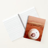 Aeroshell mit Dauerabstieg in die Mars Notizblock (Innenseite)