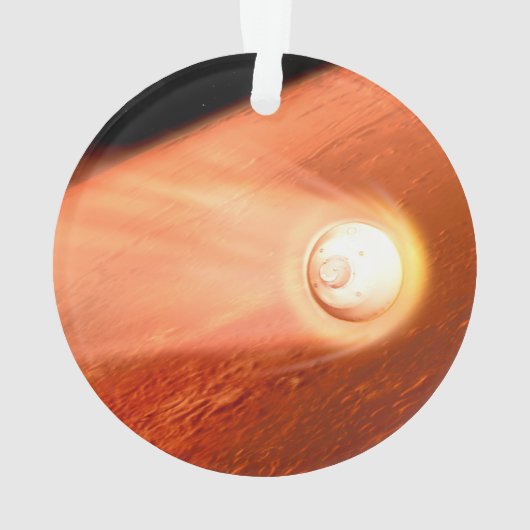 Aeroshell mit Dauerabstieg in die Mars Ornament (Rückseite)