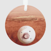 Aeroshell mit Dauerabstieg in die Mars Ornament (Rückseite)