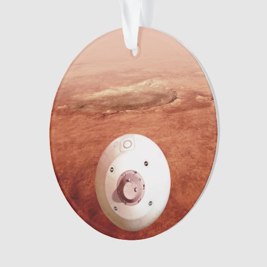 Aeroshell mit Dauerabstieg in die Mars Ornament (Vorderseite)